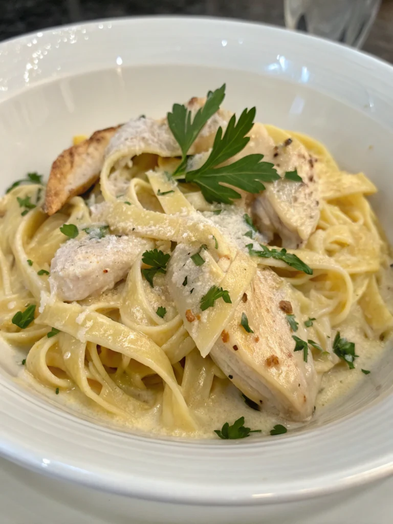 Creamy Chicken Alfredo Pasta