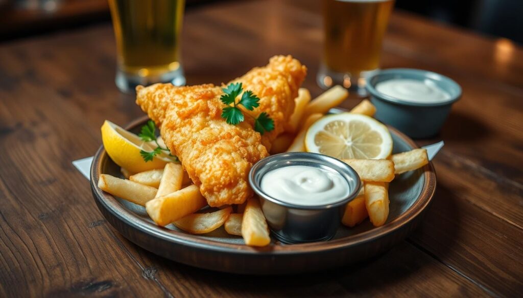 Crispy Fish and Chips