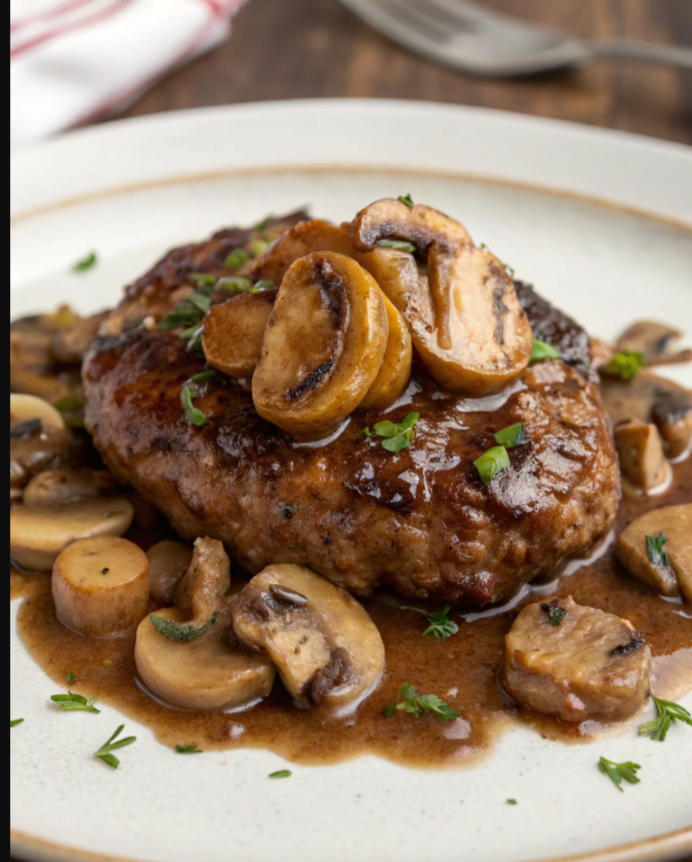 Salisbury Steak with Mushrooms Recipe