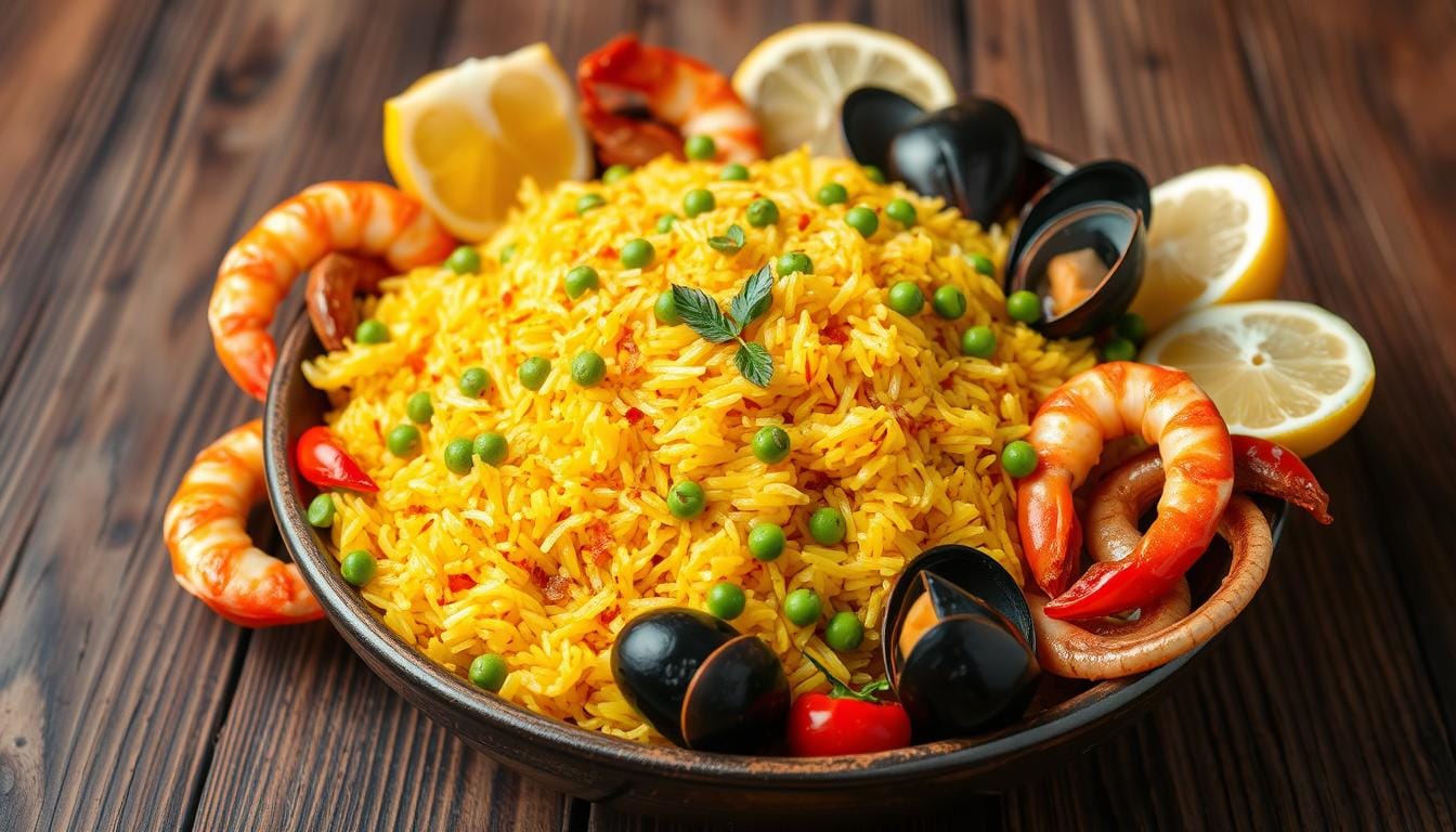 Classic Seafood Paella
